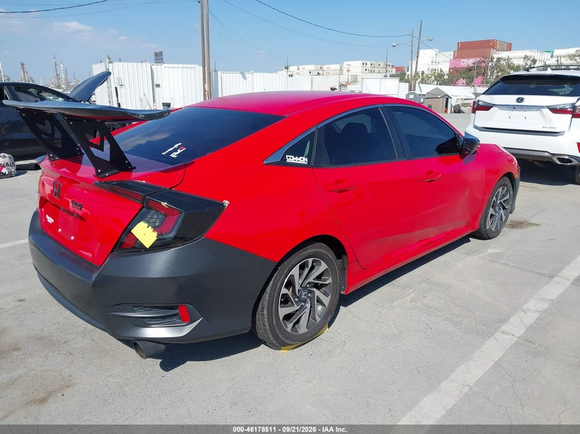 Vin: 2hgfc2f79gh575710, lot: 46678372, honda civic ex 20164