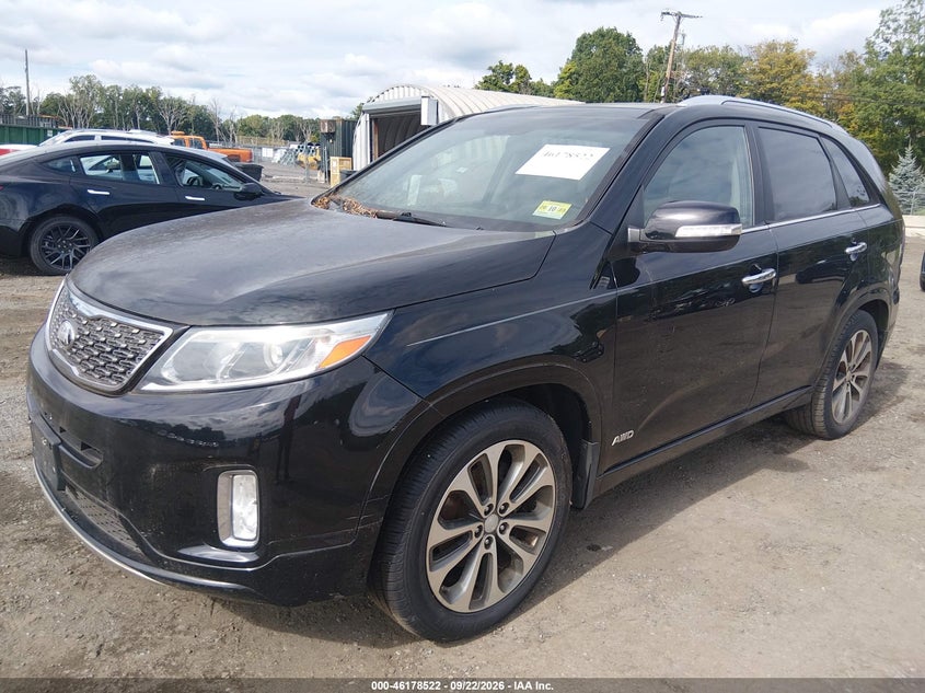 Vin: 5xykwda79eg529099, lot: 46678382, kia sorento sx v6 20142