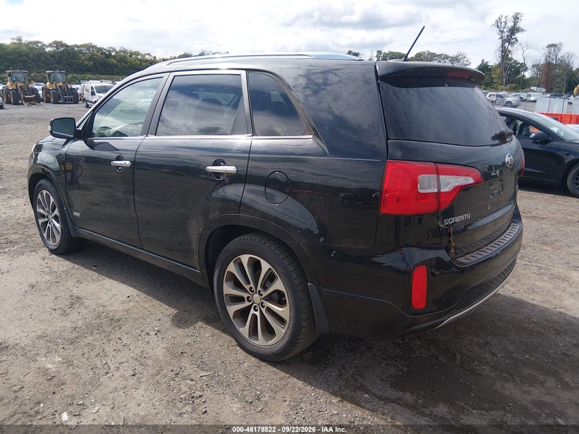 Vin: 5xykwda79eg529099, lot: 46678382, kia sorento sx v6 20143