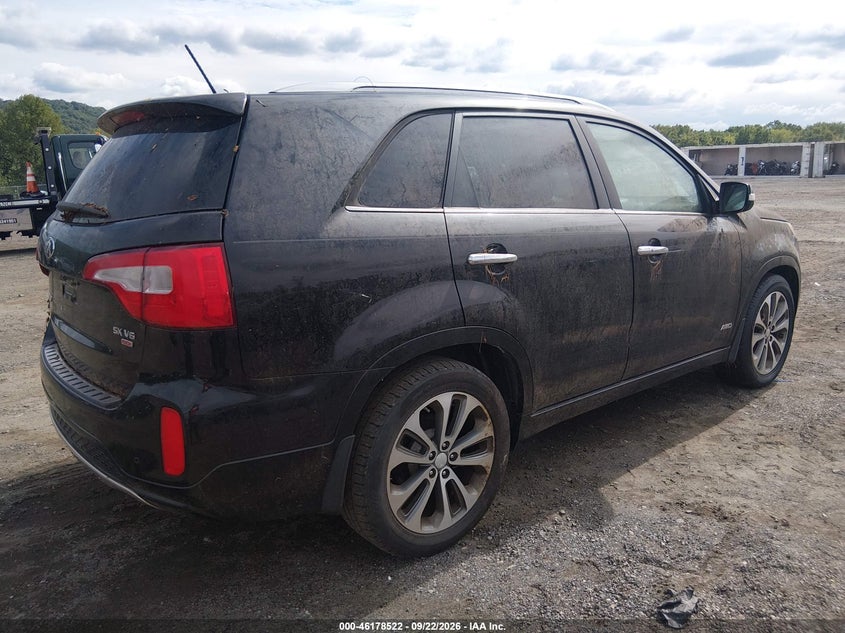 Vin: 5xykwda79eg529099, lot: 46678382, kia sorento sx v6 20144