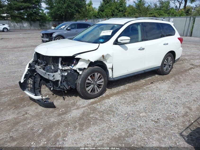 Vin: 5n1dr2mm4jc633631, lot: 46678408, nissan pathfinder sv 20182
