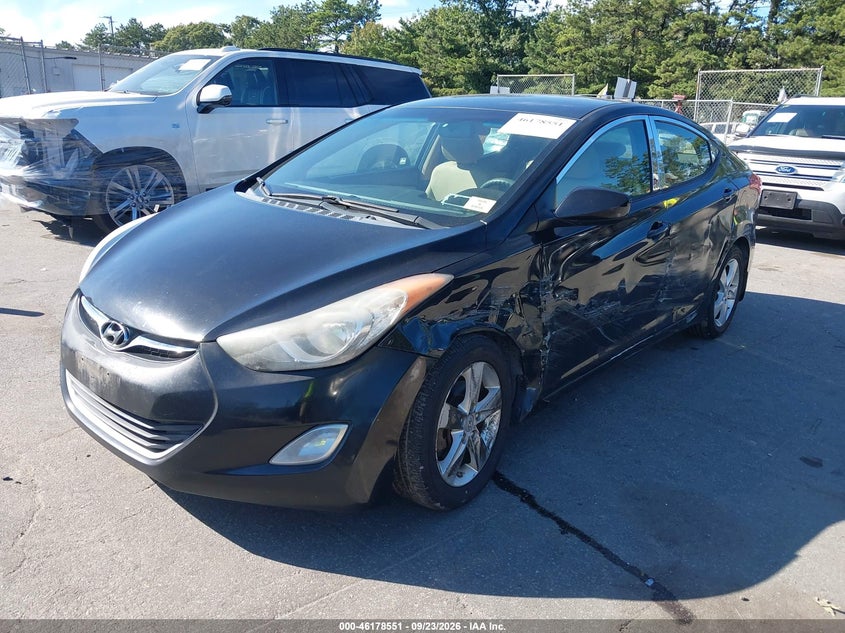 Vin: 5npdh4ae1dh161588, lot: 46678411, hyundai elantra gls 20132