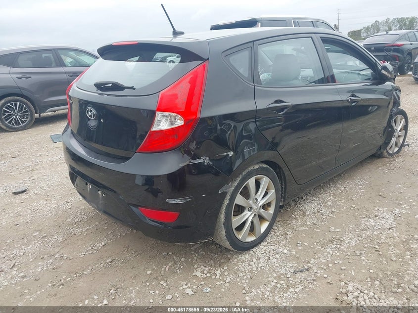 Vin: kmhcu5ae7eu146111, lot: 46678415, hyundai accent se 20144