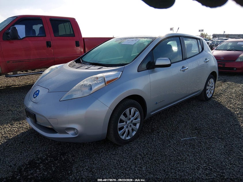 Vin: 1n4az0cp1dc410299, lot: 46678436, nissan leaf s 20132