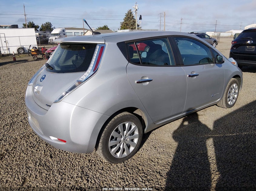 Vin: 1n4az0cp1dc410299, lot: 46678436, nissan leaf s 20134