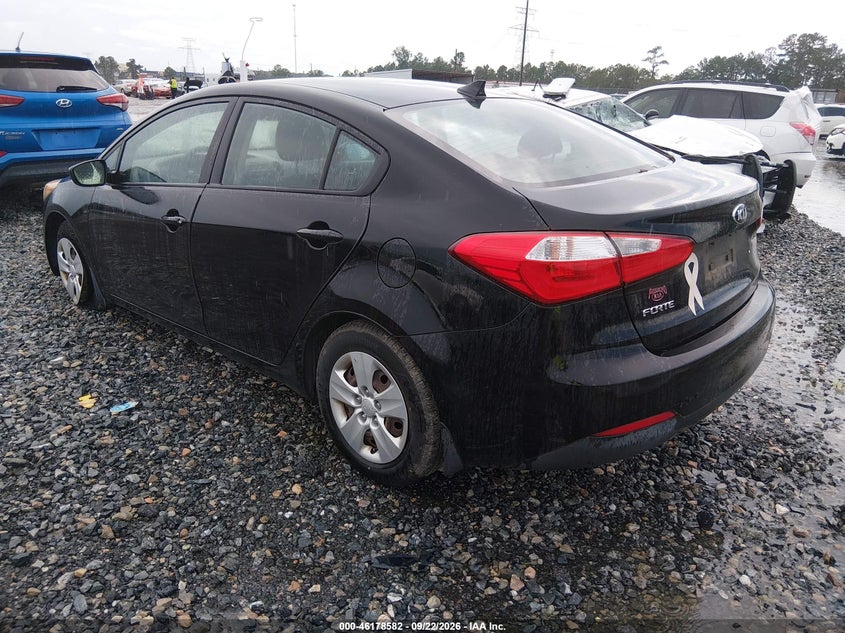 Vin: knafk4a67e5131478, lot: 46678442, kia forte lx 20143