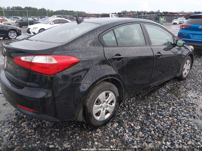 Vin: knafk4a67e5131478, lot: 46678442, kia forte lx 20144