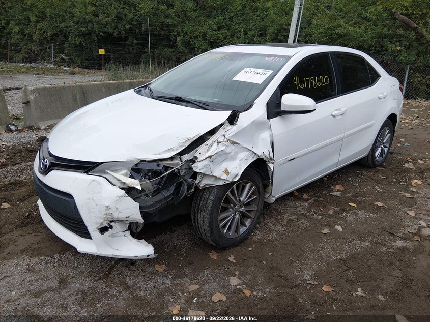 Vin: 2t1burhe3ec015980, lot: 46678480, toyota corolla le plus 20142