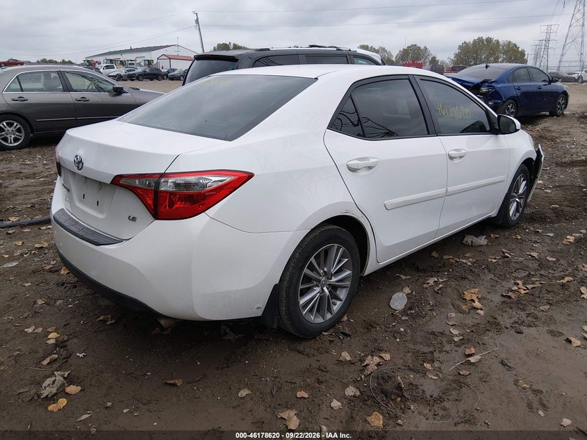 Vin: 2t1burhe3ec015980, lot: 46678480, toyota corolla le plus 20144