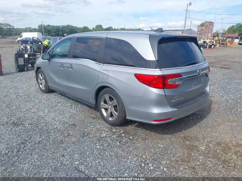 Vin: 5fnrl6h76jb009601, lot: 46678502, honda odyssey ex-l 20183