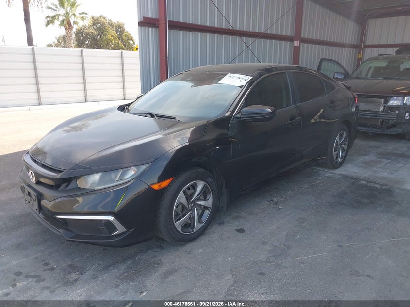 Vin: 19xfc2f6xke211340, lot: 46678521, honda civic lx 20192