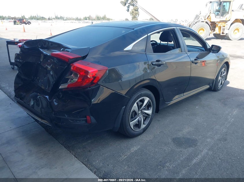 Vin: 19xfc2f6xke211340, lot: 46678521, honda civic lx 20194