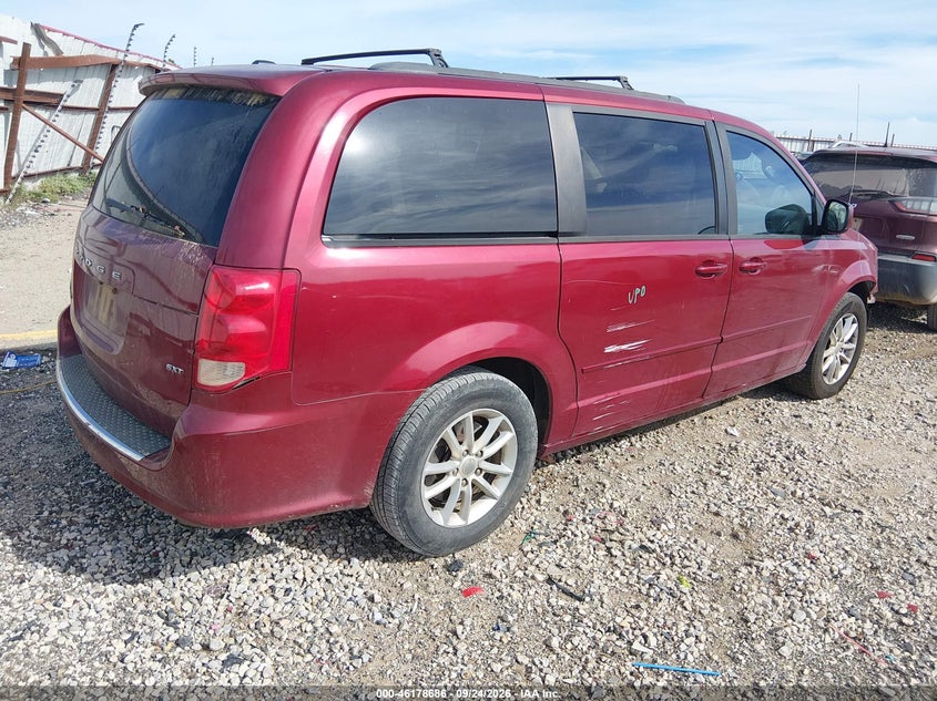 Vin: 2c4rdgcg4er105599, lot: 46678546, dodge grand caravan sxt 20144