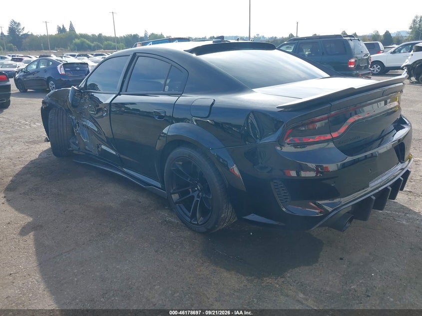 Vin: 2c3cdxgj6ph660580, lot: 46678557, dodge charger scat pack widebody 20233