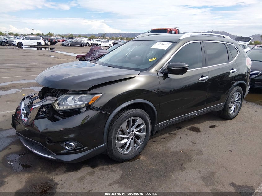 Vin: 5n1at2mt2fc866734, lot: 46678561, nissan rogue sl 20152
