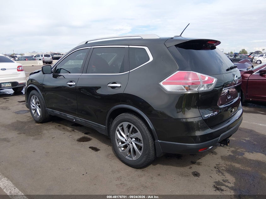 Vin: 5n1at2mt2fc866734, lot: 46678561, nissan rogue sl 20153