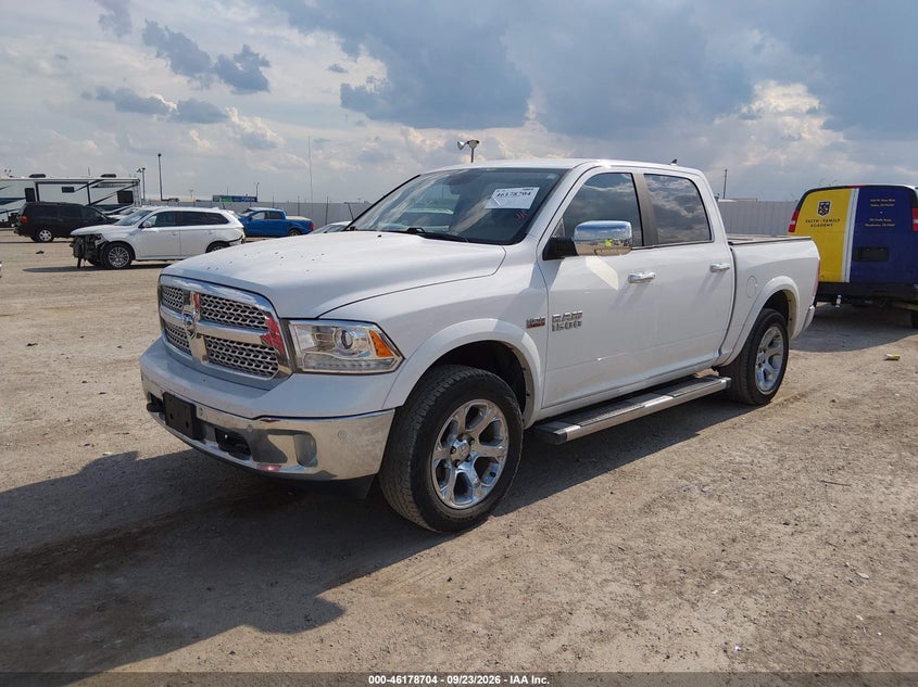 Vin: 1c6rr7nt3hs799918, lot: 46678565, ram 1500 laramie  4x4 5'7 box 20172