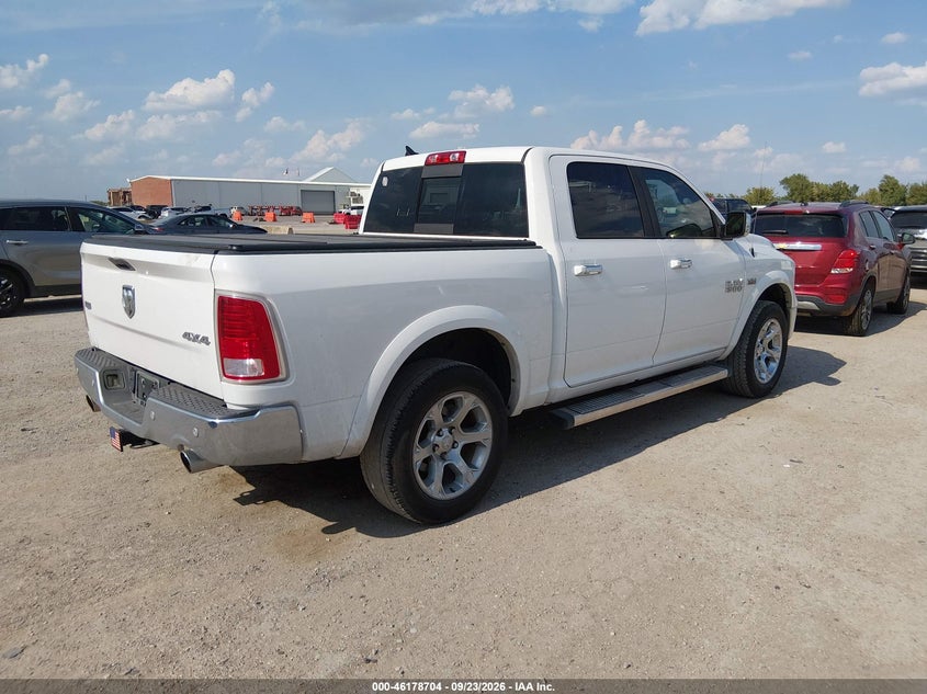 Vin: 1c6rr7nt3hs799918, lot: 46678565, ram 1500 laramie  4x4 5'7 box 20174