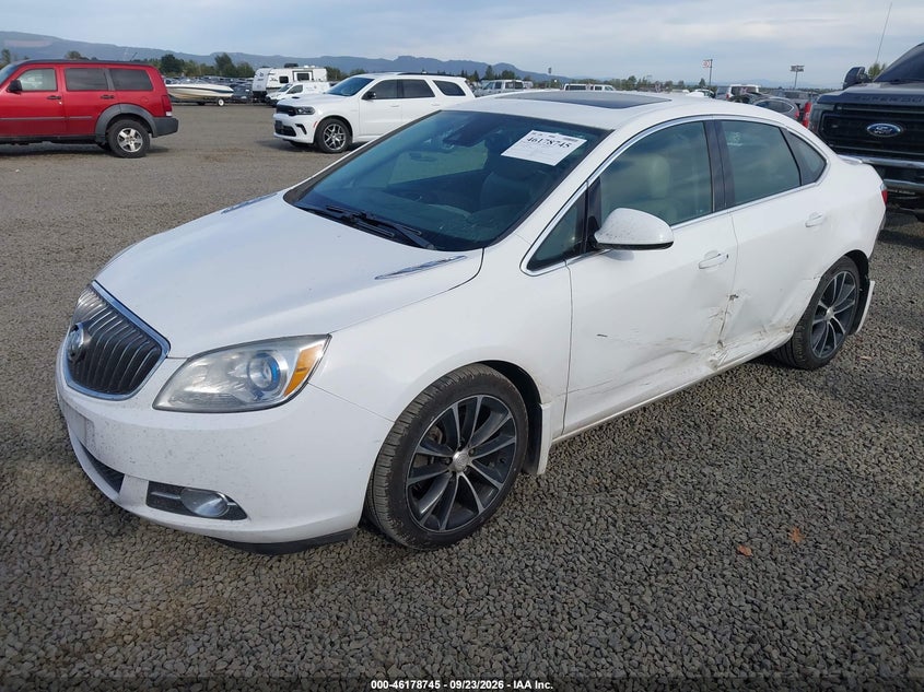 Vin: 1g4pw5sk9g4183860, lot: 46678605, buick verano sport touring group 20162