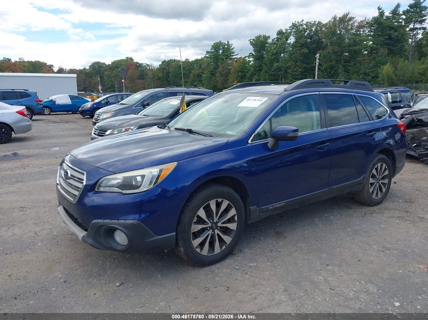 Vin: 4s4bsanc0f3246660, lot: 46678620, subaru outback 2.5i limited 20152