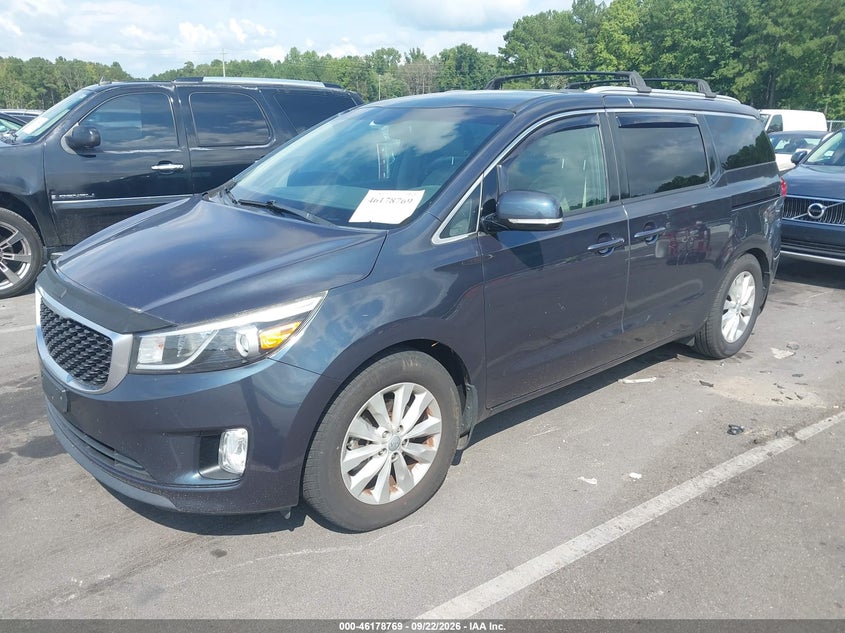 2016 Kia Sedona, Звичайний знос, IAAI, VIN KNDMC5C14G6145897 — фото 2