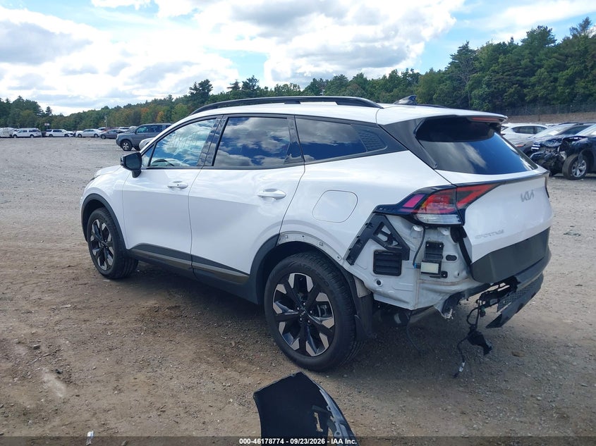Vin: 5xyk6caf3pg044493, lot: 46678634, kia sportage x-line 20233