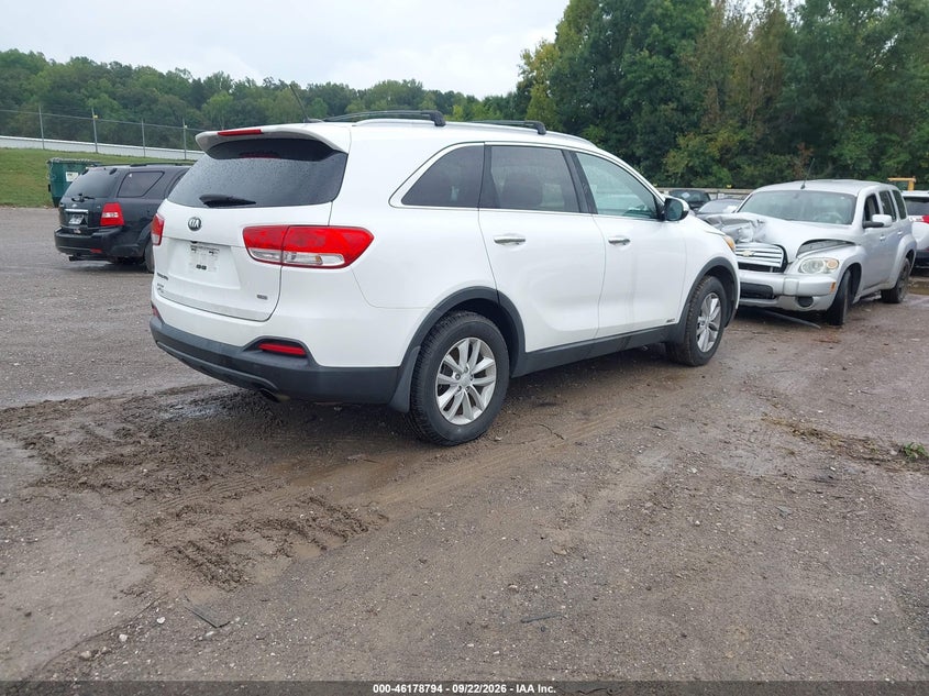 Vin: 5xypgda32hg255104, lot: 46678654, kia sorento 2.4l lx 20174