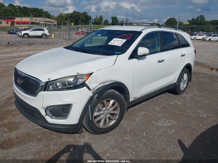 Vin: 5xypgda32hg255104, lot: 46678654, kia sorento 2.4l lx 20172