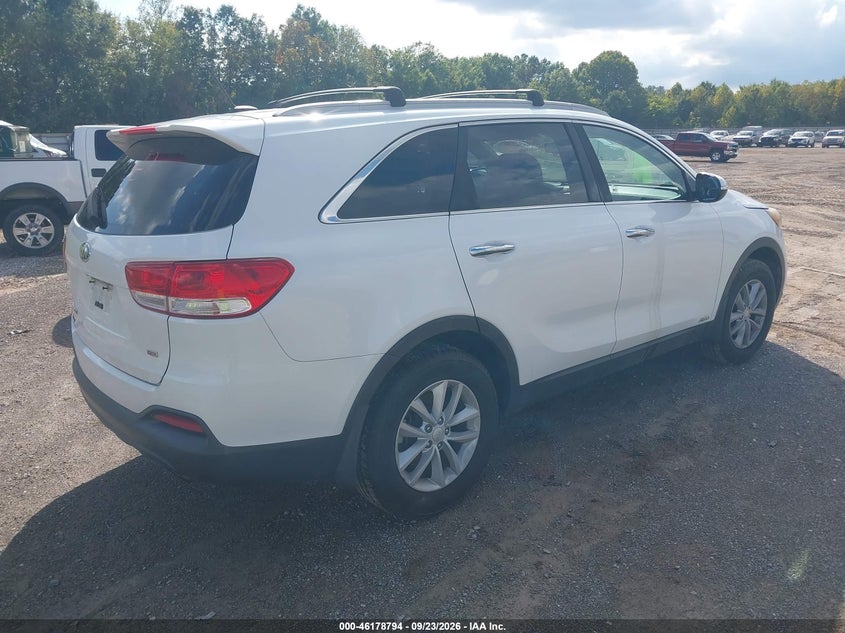 Vin: 5xypgda32hg255104, lot: 46678654, kia sorento 2.4l lx 20174