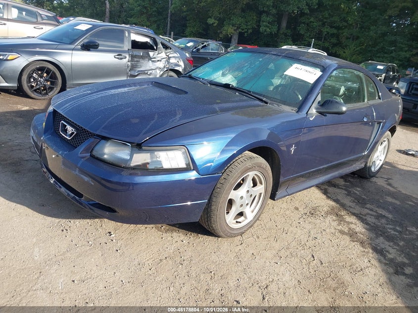2002 Ford Mustang, Удар сзади, IAAI, VIN 1FAFP40482F111238 — фото 2