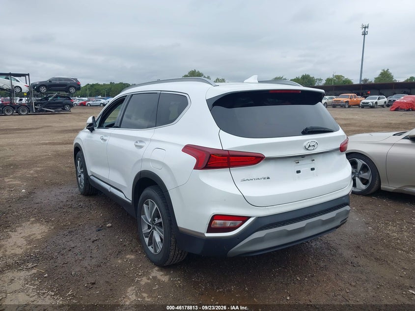 Vin: 5nms53ad6kh021810, lot: 46678673, hyundai santa fe ultimate 20193