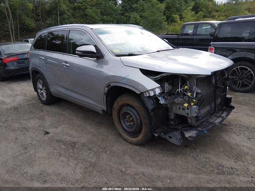 Vin: 5tdjkrfhxfs221272, lot: 46678702, toyota highlander xle v6 2015 img_1