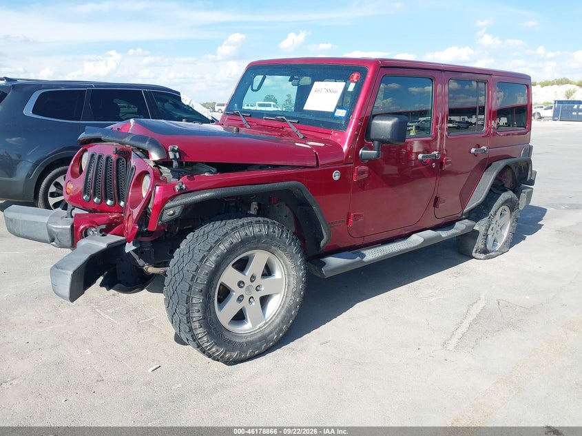 Vin: 1c4bjweg7cl281019, lot: 46678726, jeep wrangler unlimited sahara 20122