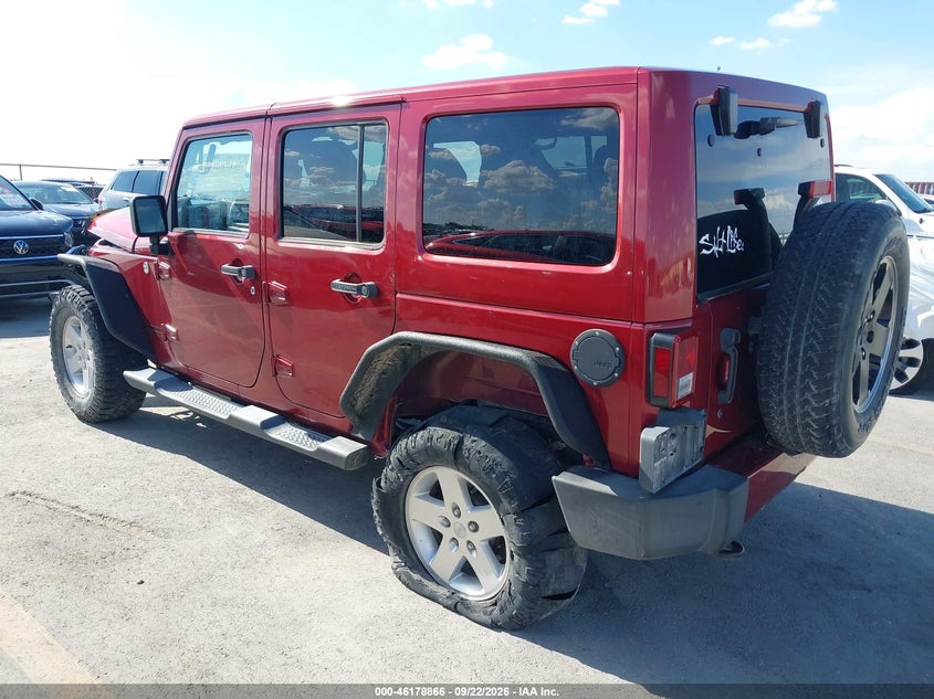 Vin: 1c4bjweg7cl281019, lot: 46678726, jeep wrangler unlimited sahara 20123