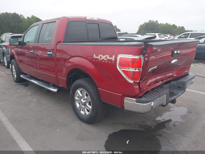 Vin: 1ftfw1ef6dfd08157, lot: 46678732, ford f-150 xlt 20133