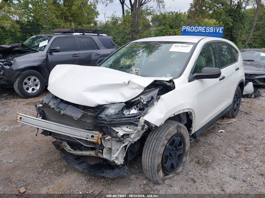 2014 Honda CR-V, Front End, IAAI, VIN 5J6RM4H37EL060214 — photo 2