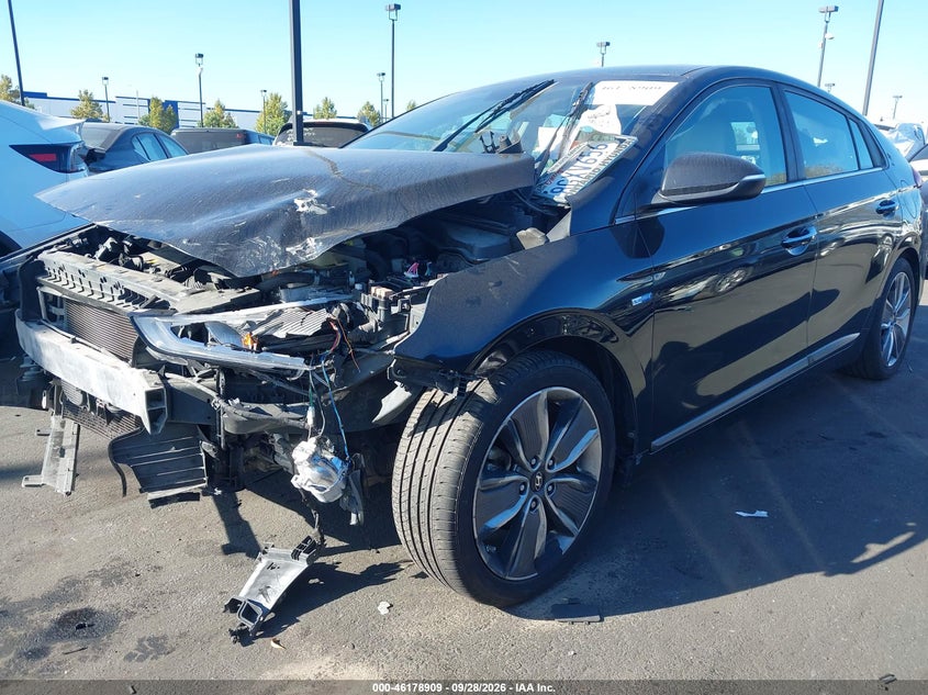 Vin: kmhc85lc3ju101368, lot: 46678769, hyundai ioniq hybrid limited 20182