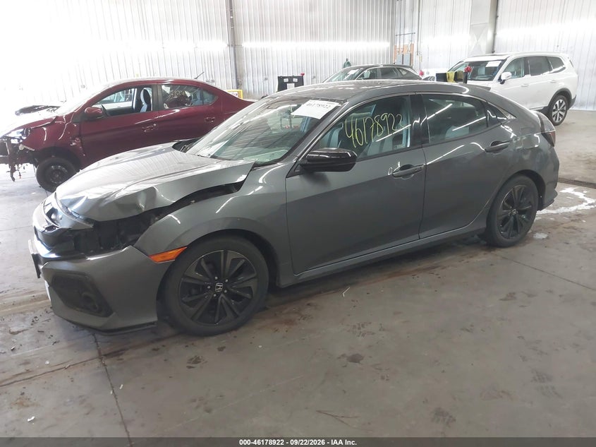 Vin: shhfk7h68ku211407, lot: 46678782, honda civic ex 20192