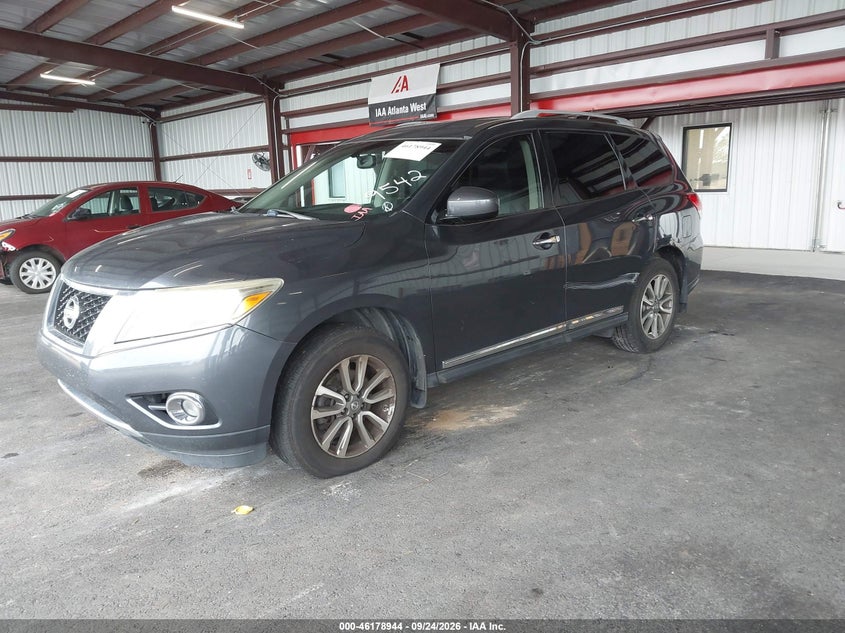 Vin: 5n1ar2mn3dc659542, lot: 46678804, nissan pathfinder sl 20132