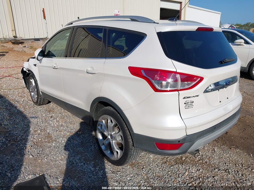 Vin: 1fmcu0j97eud91870, lot: 46678810, ford escape titanium 20143