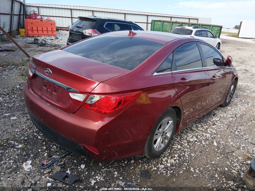 Vin: 5npeb4ac9eh946883, lot: 46678822, hyundai sonata gls 20144