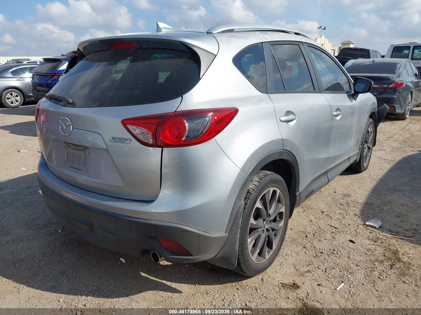 Vin: jm3ke2dy8g0647026, lot: 46678825, mazda cx-5 grand touring 20164
