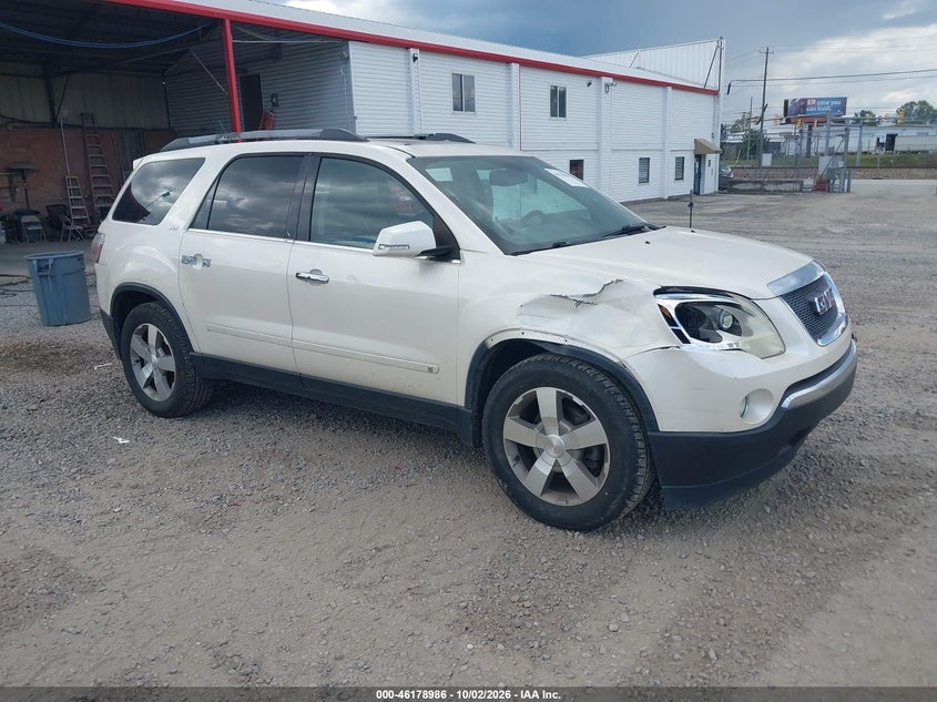 Vin: 1gklvmed1aj120598, lot: 46678845, gmc acadia slt-1 20101