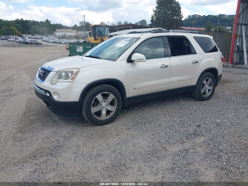Vin: 1gklvmed1aj120598, lot: 46678845, gmc acadia slt-1 20102
