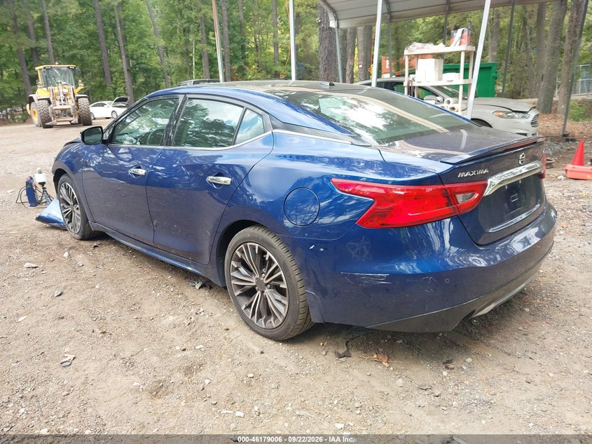 Vin: 1n4aa6ap6hc413122, lot: 46678866, nissan maxima 3.5 platinum 20173