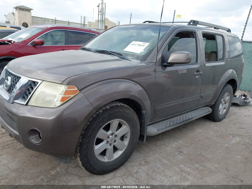 NISSAN PATHFINDER 2008 VIN 5N1AR18U68C648374