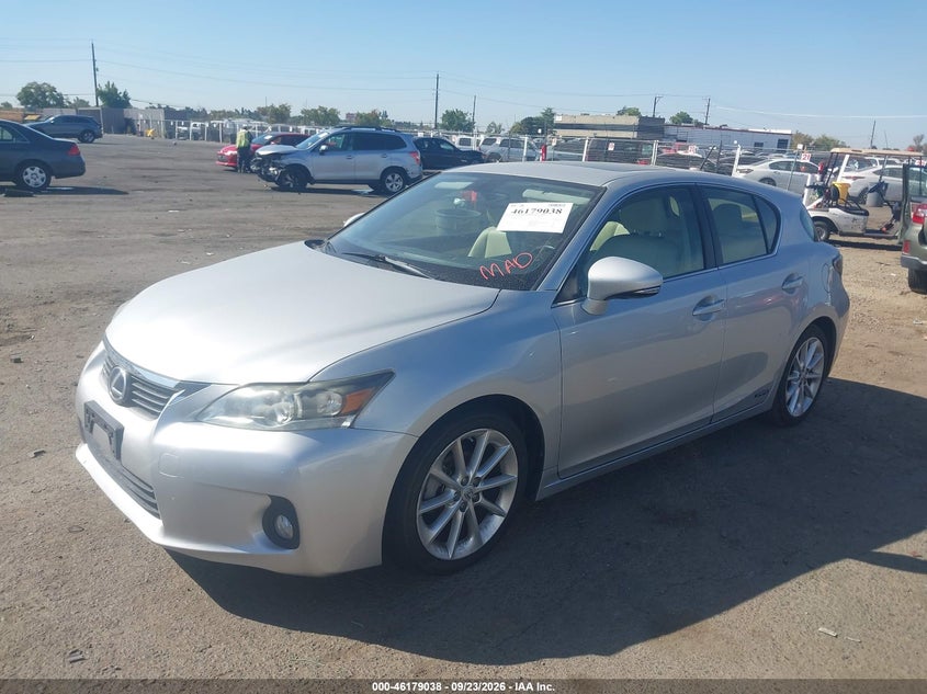 Vin: jthkd5bh2b2033665, lot: 46678898, lexus ct 200h premium 20112
