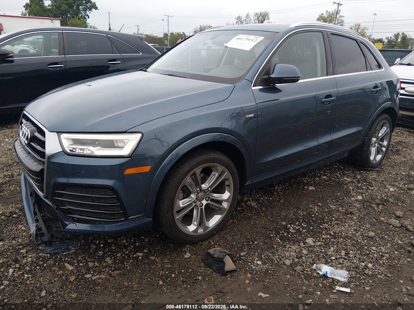 2018 Audi Q3, Удар спереду, IAAI, VIN WA1JCCFS0JR010153 — фото 2