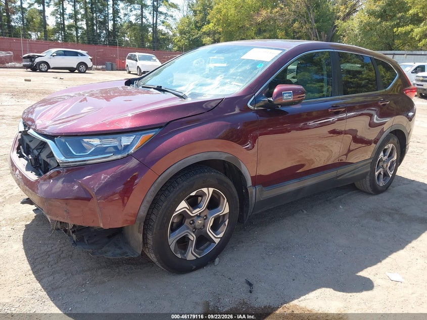 2017 Honda CR-V, Удар спереду, IAAI, VIN 7FARW1H59HE012757 — фото 2