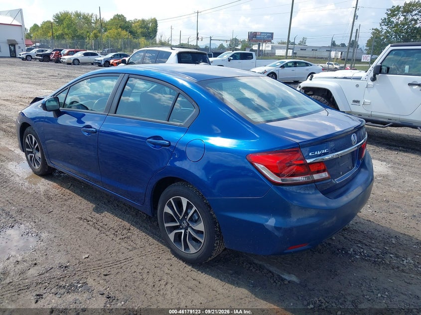 Vin: 19xfb2f83ee232555, lot: 46678983, honda civic ex 20143